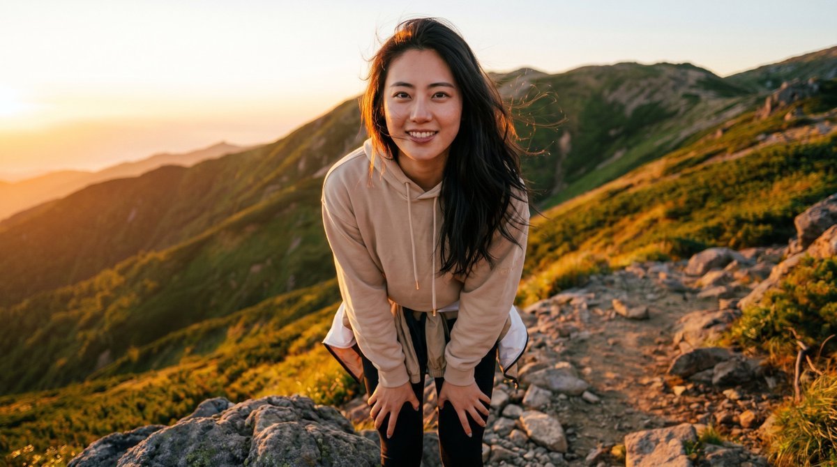Candid Sunrise Mountain Portrait 4