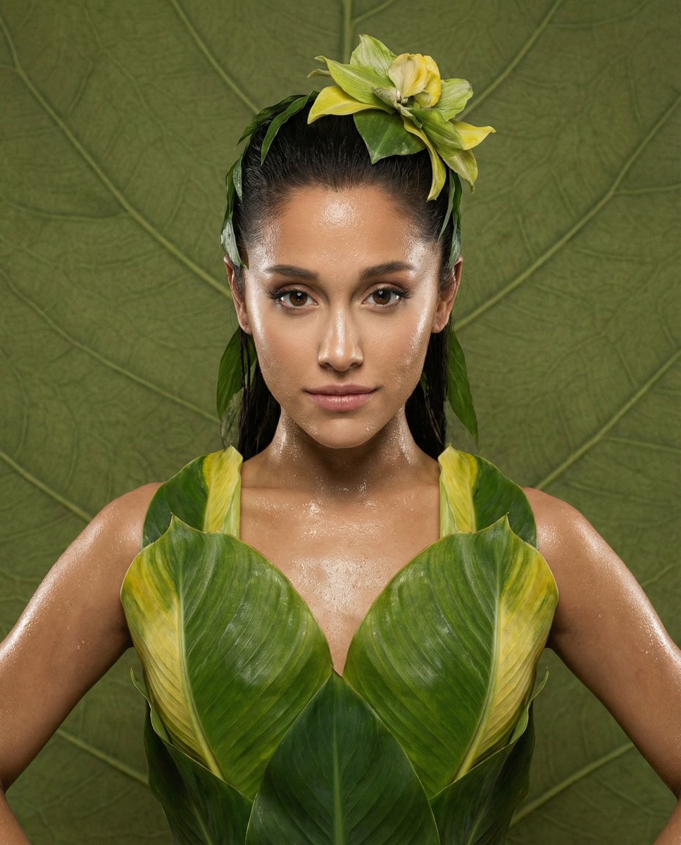 Chlorophyll Avant-Garde Editorial Portrait 2