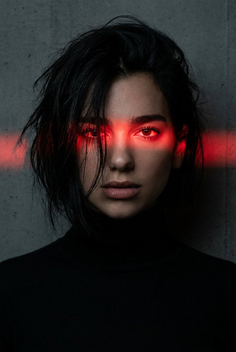 Dramatic Red Light Portrait 1