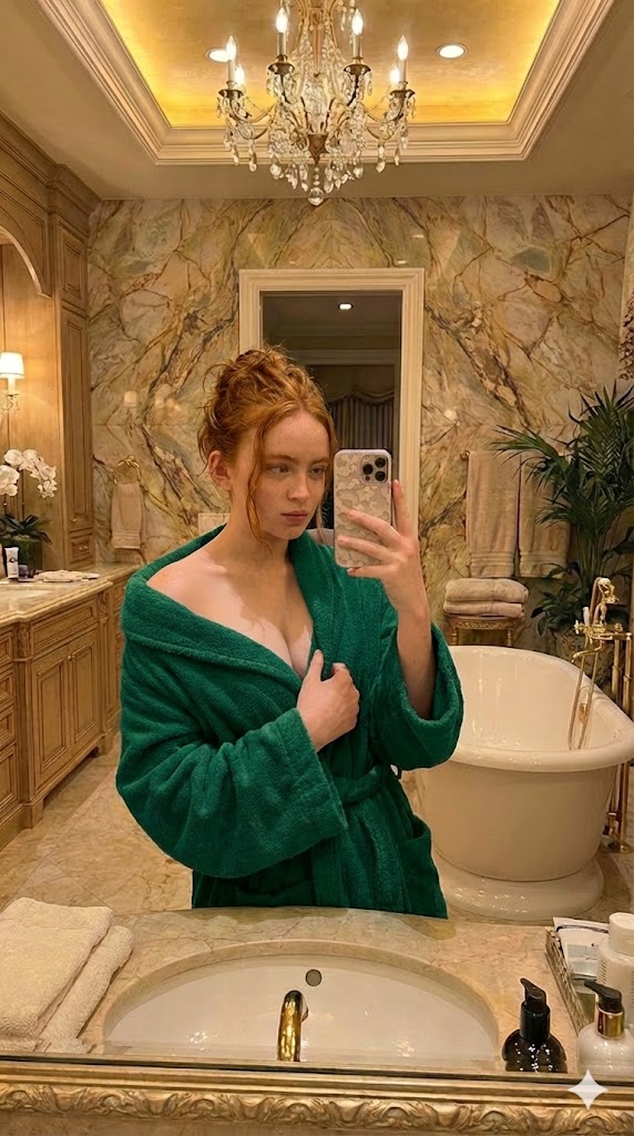 Luxury Bathroom Mirror Selfie Series 4