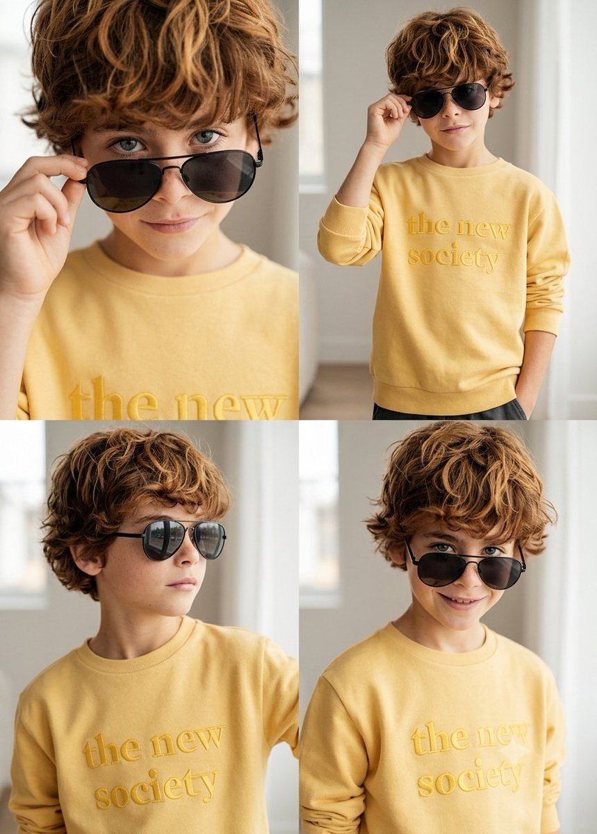 Consistent Child Portrait Photo Grid 1