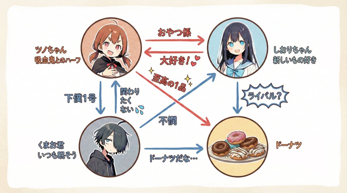 Character Relationship Chart Infographic 2