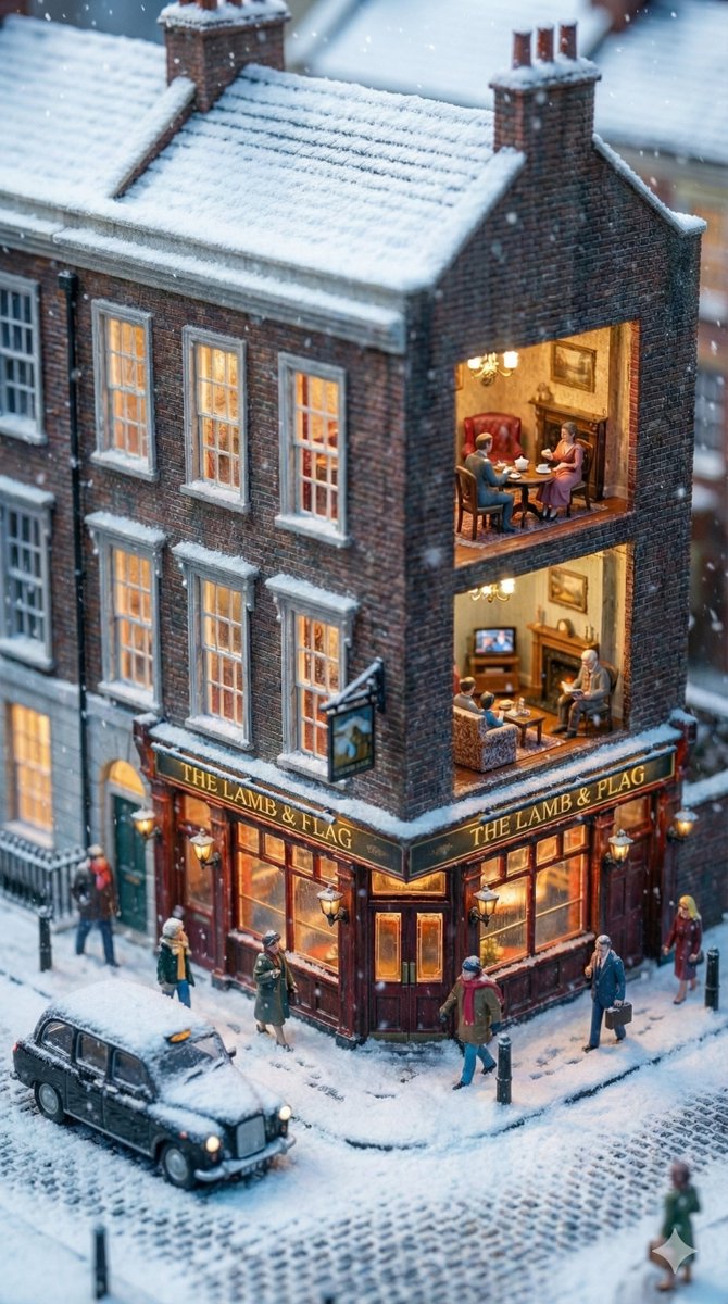 Vertical Tilt-Shift Miniature City Cross-Section 3