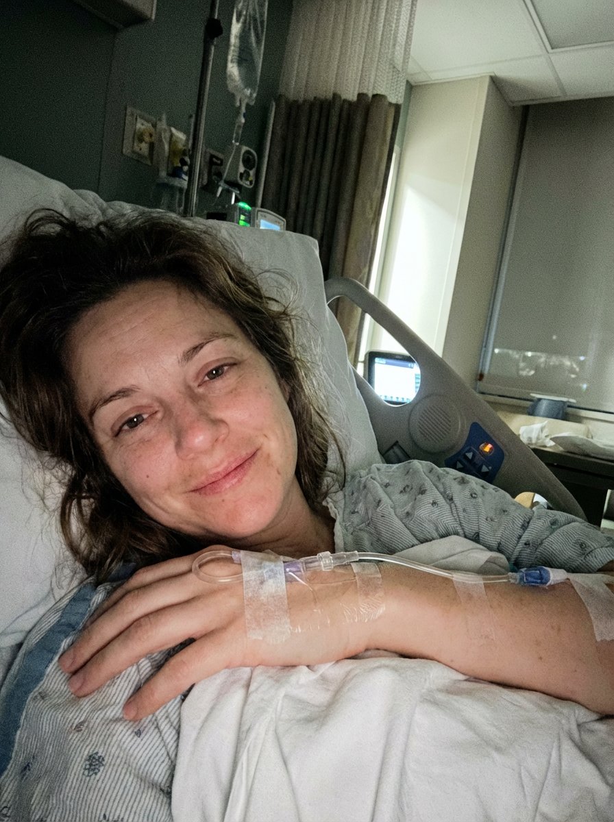Intimate Hospital Bed Selfie Prompt 1