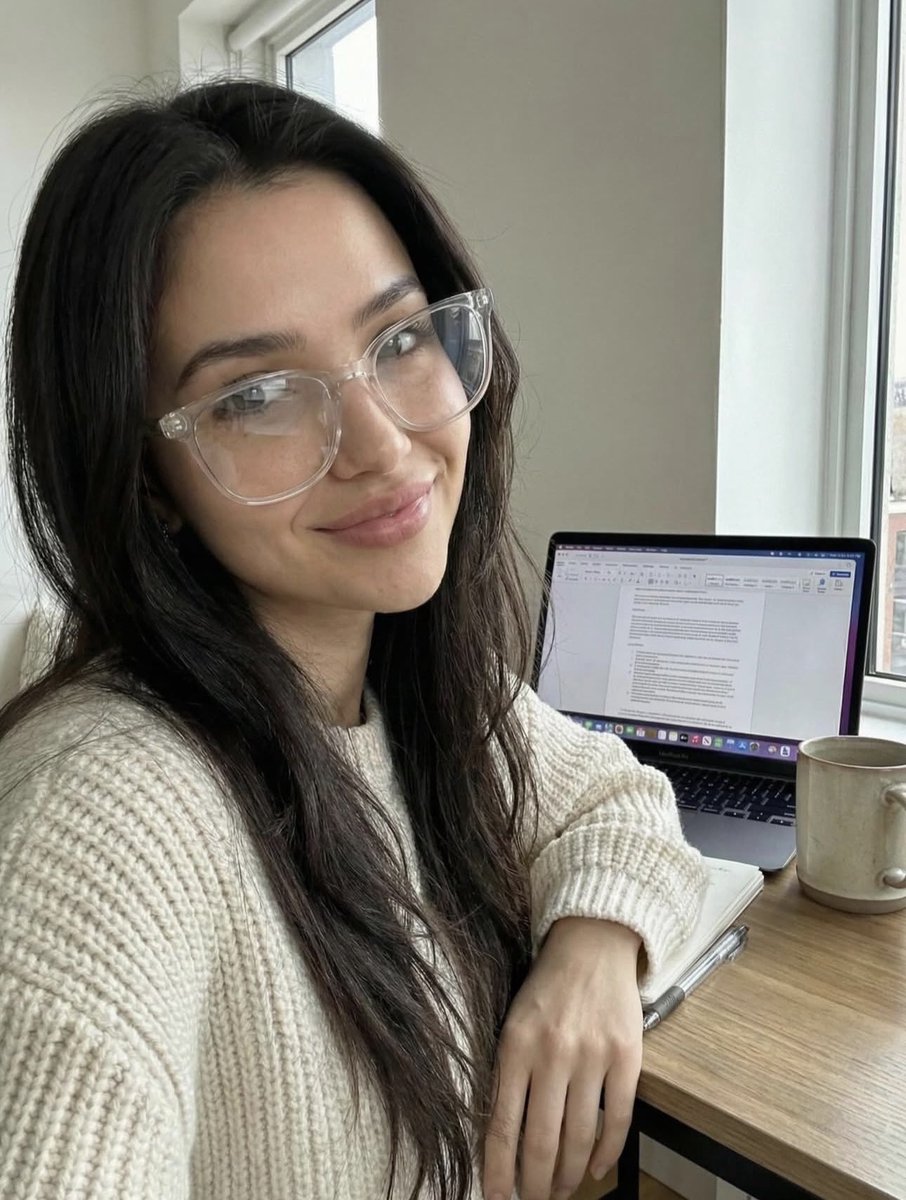 Cozy Work-From-Home Portrait Prompt 1