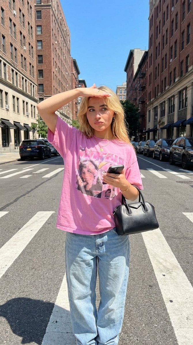 NYC Street Fashion Editorial Prompt with Harsh Sunlight 2