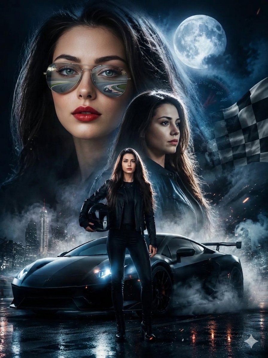 Female Street Racer Movie Poster 1