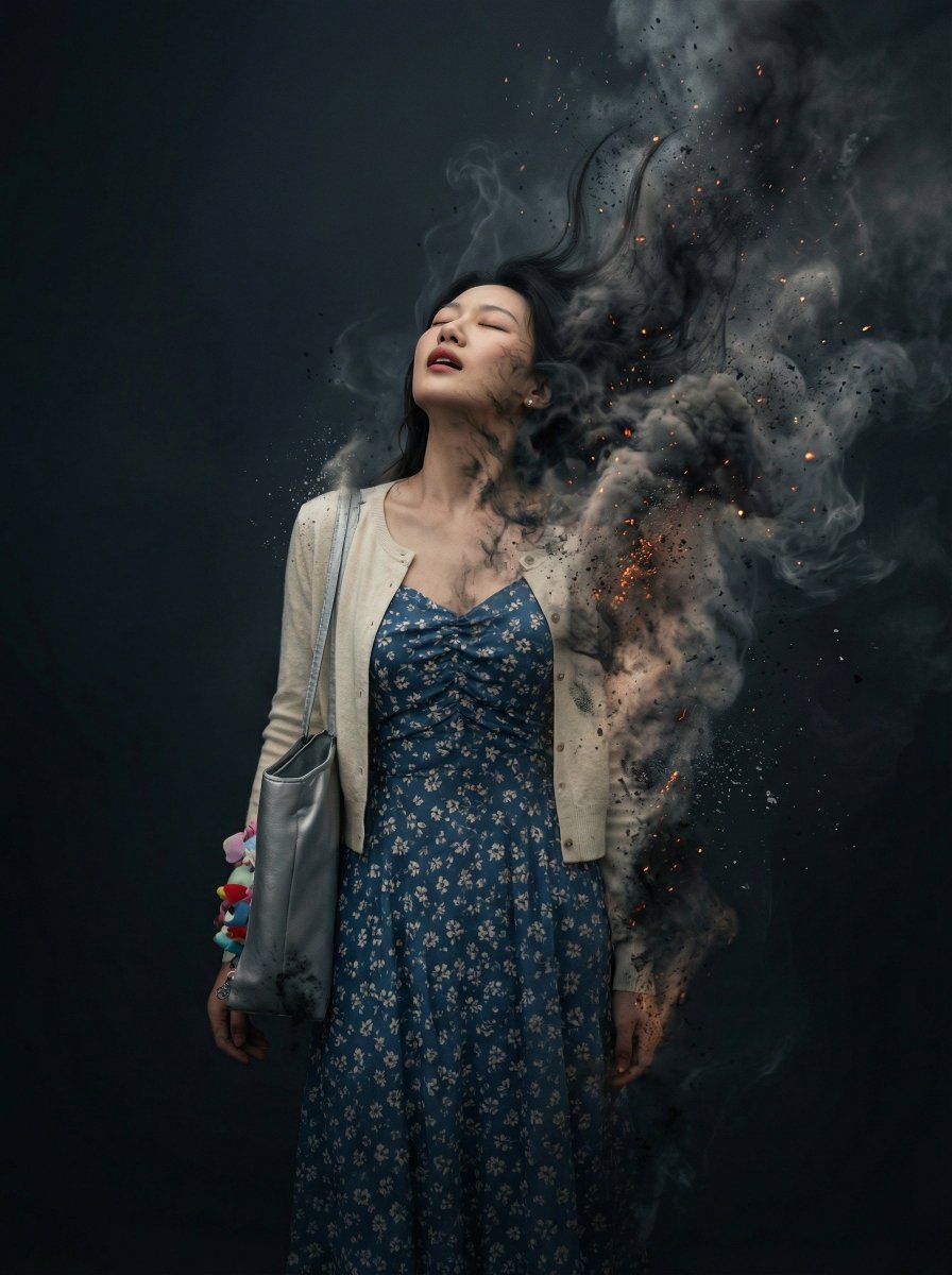 8K Photorealistic Disintegration Effect 3