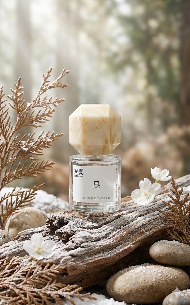 Perfume promo with niche Le Labo-like feel 2