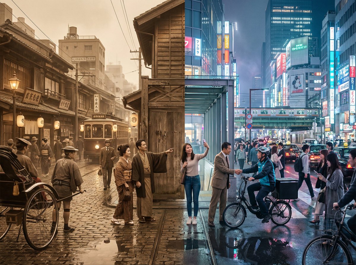 Tokyo Time-Blend Split-Screen 1
