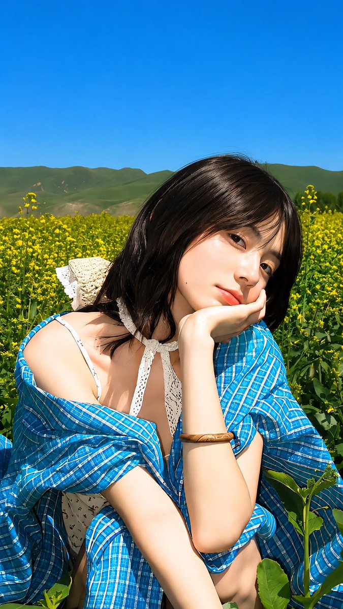 Rapeseed Field Editorial Fashion Photography 2