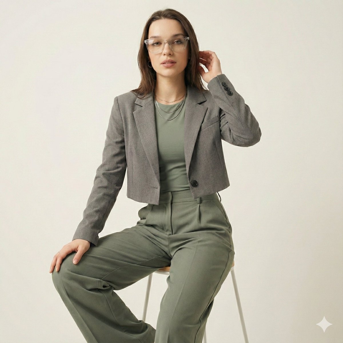Gen-Z Fashion Editorial Studio Portrait 2