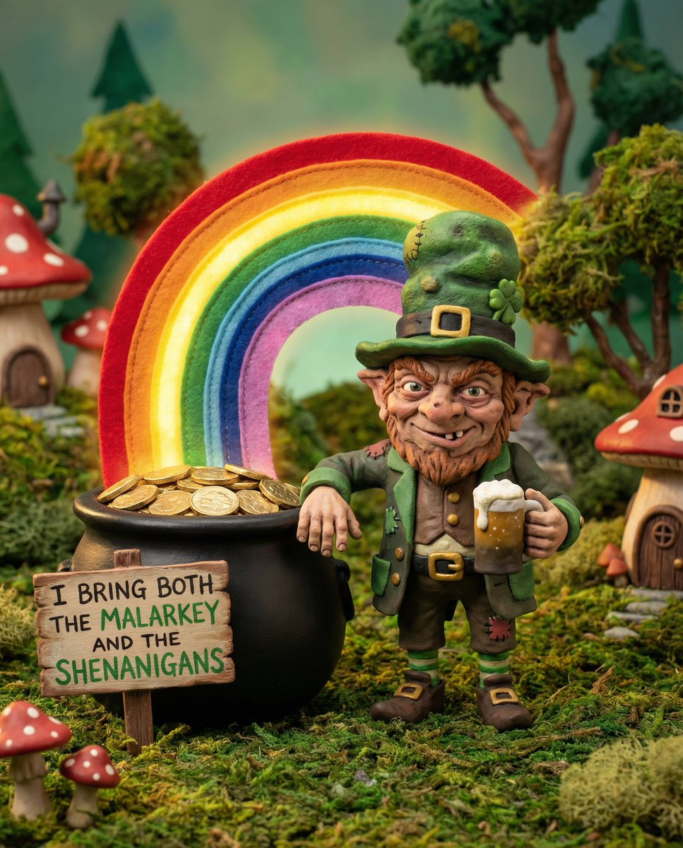 Leprechaun Illustration with Custom Style 1