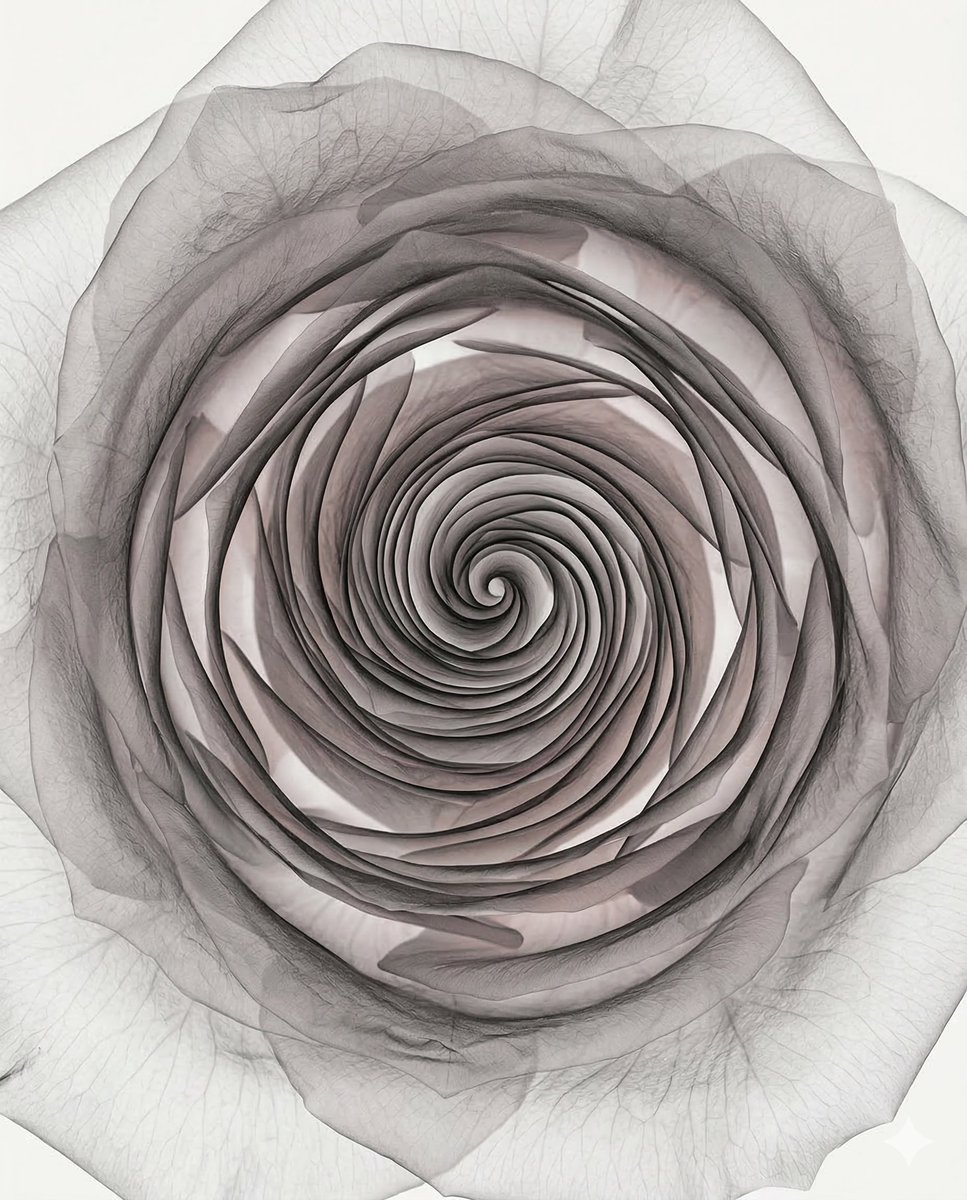 Detailed X-ray Transparent Art of Roses Prompt 1