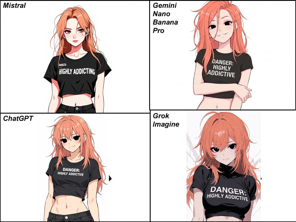 Anime Egirl Illustration Prompt Shootout 1