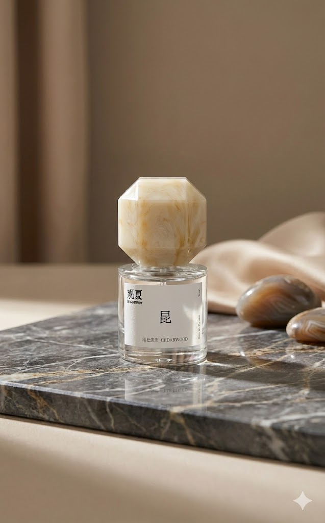 Perfume promo with niche Le Labo-like feel 3