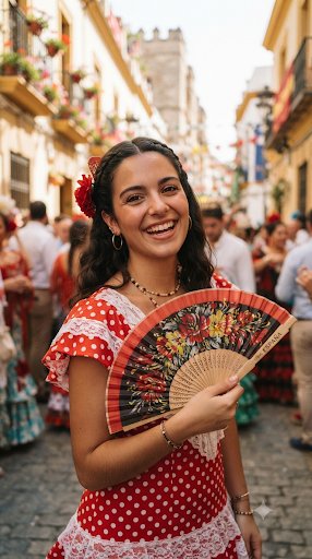 Vibrant European Festival Portrait 1