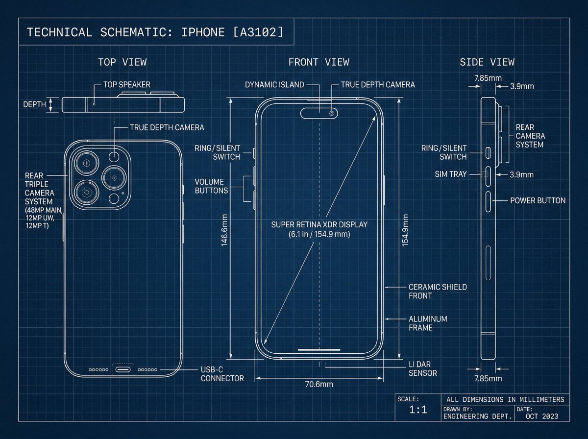 Technical Blueprint Drawing Prompt 1