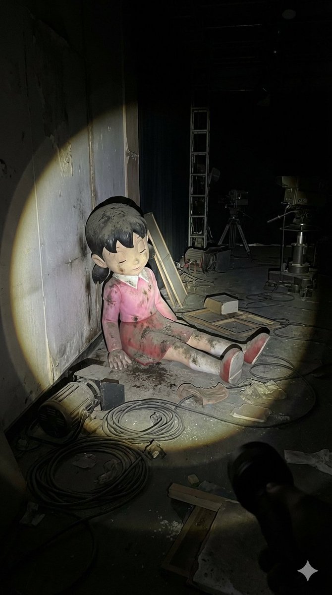 Abandoned Promotional Statue Conversion Prompt 1