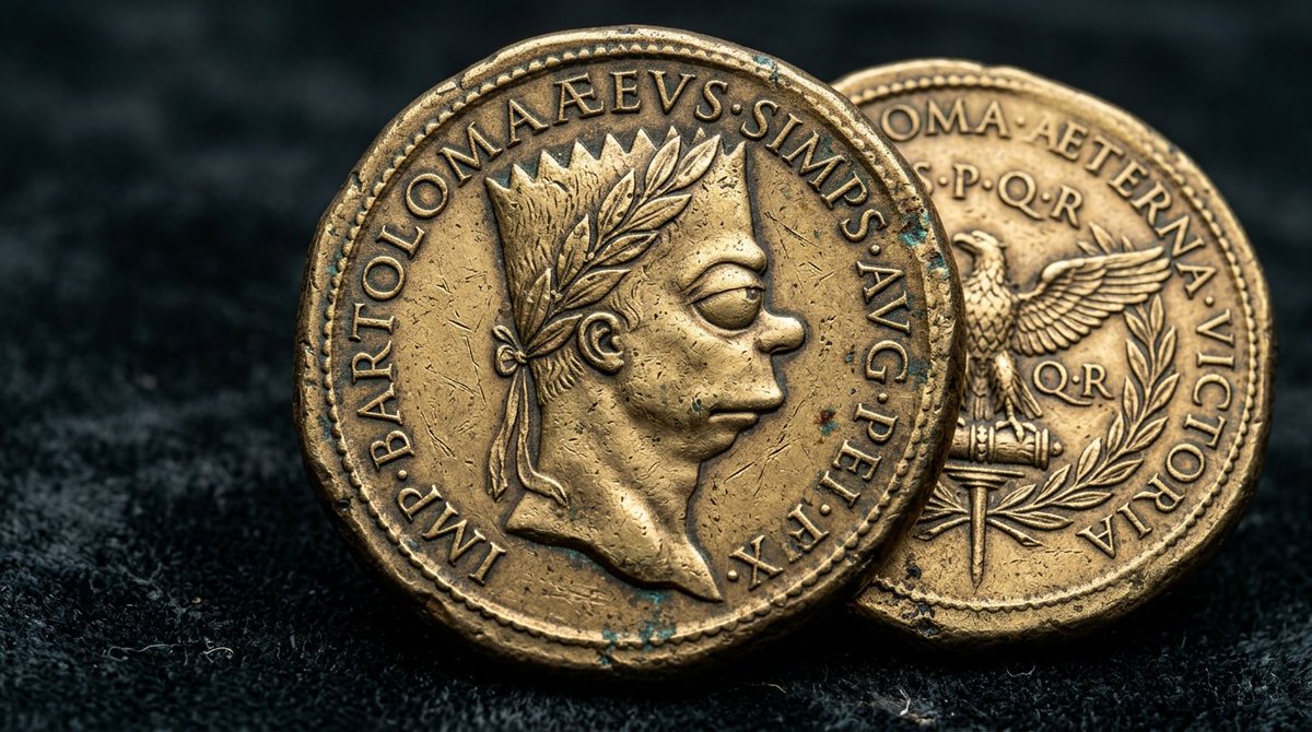 Hyperrealistic Ancient Roman Empire Coin 3