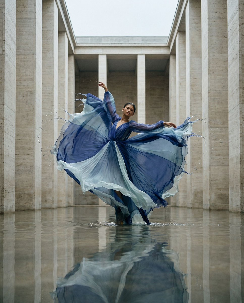 Cinematic Symmetrical Motion Portrait 1