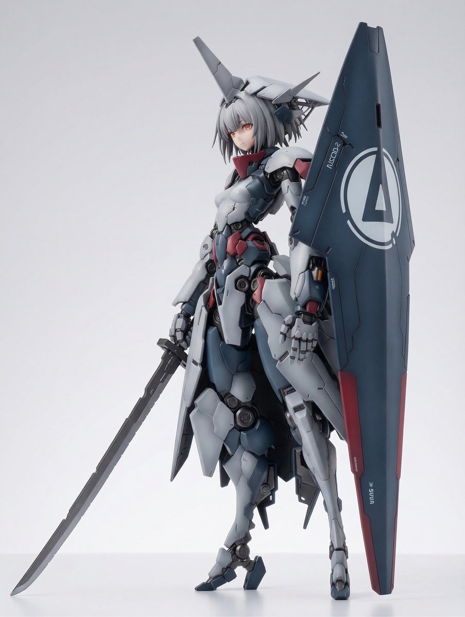 KNIGHT MECHA GIRL Figure Concept 1