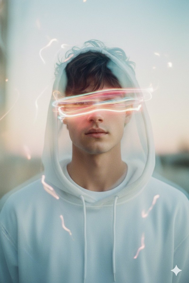 Long Exposure Light Trace Art Photography Portrait 1
