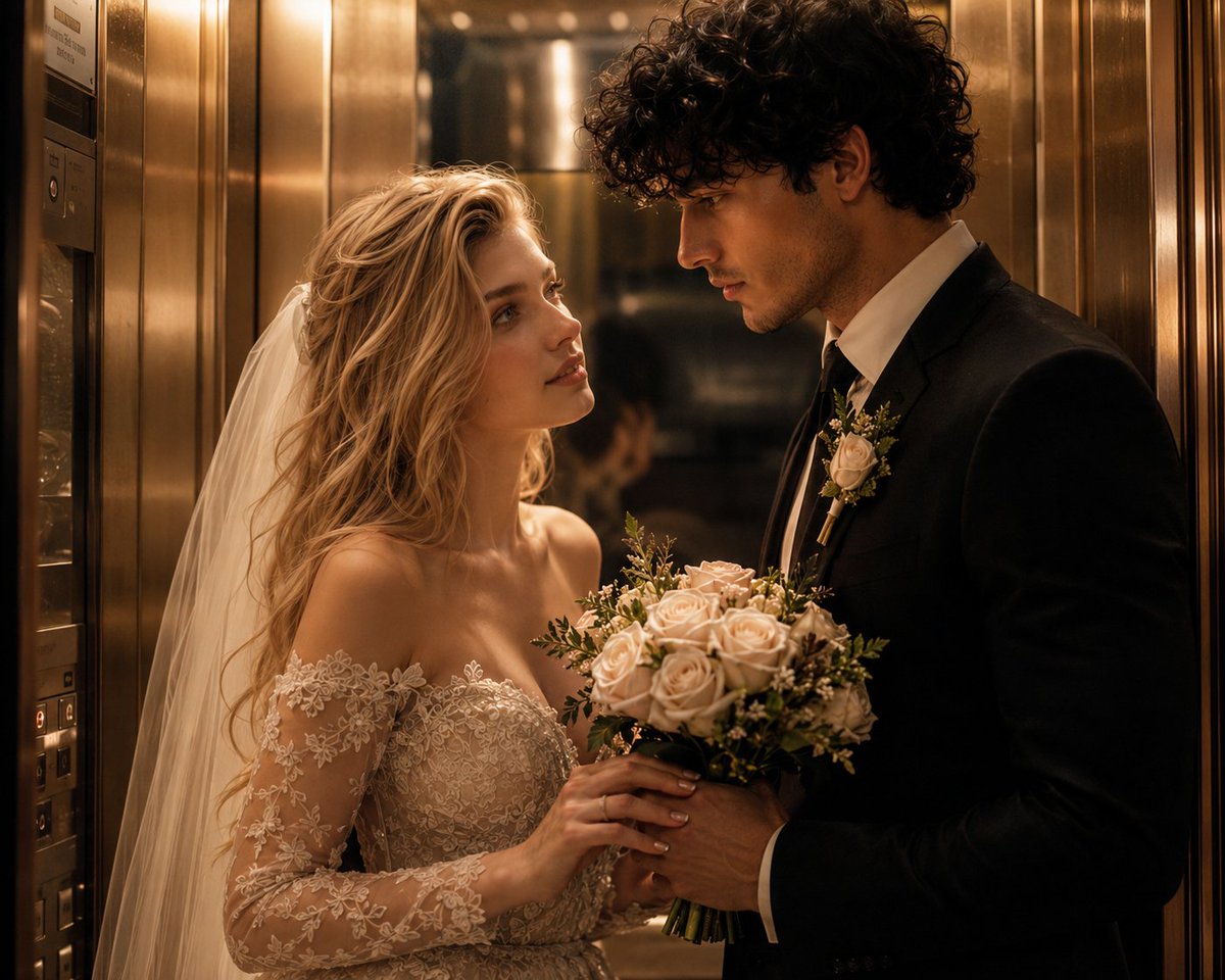 Romantic Cinematic Elevator Portrait 1