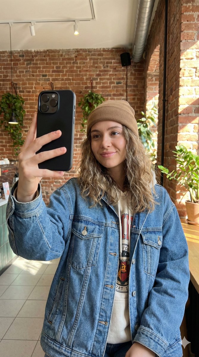 Ultra-Sharp 4K Selfie Portrait Prompt 1