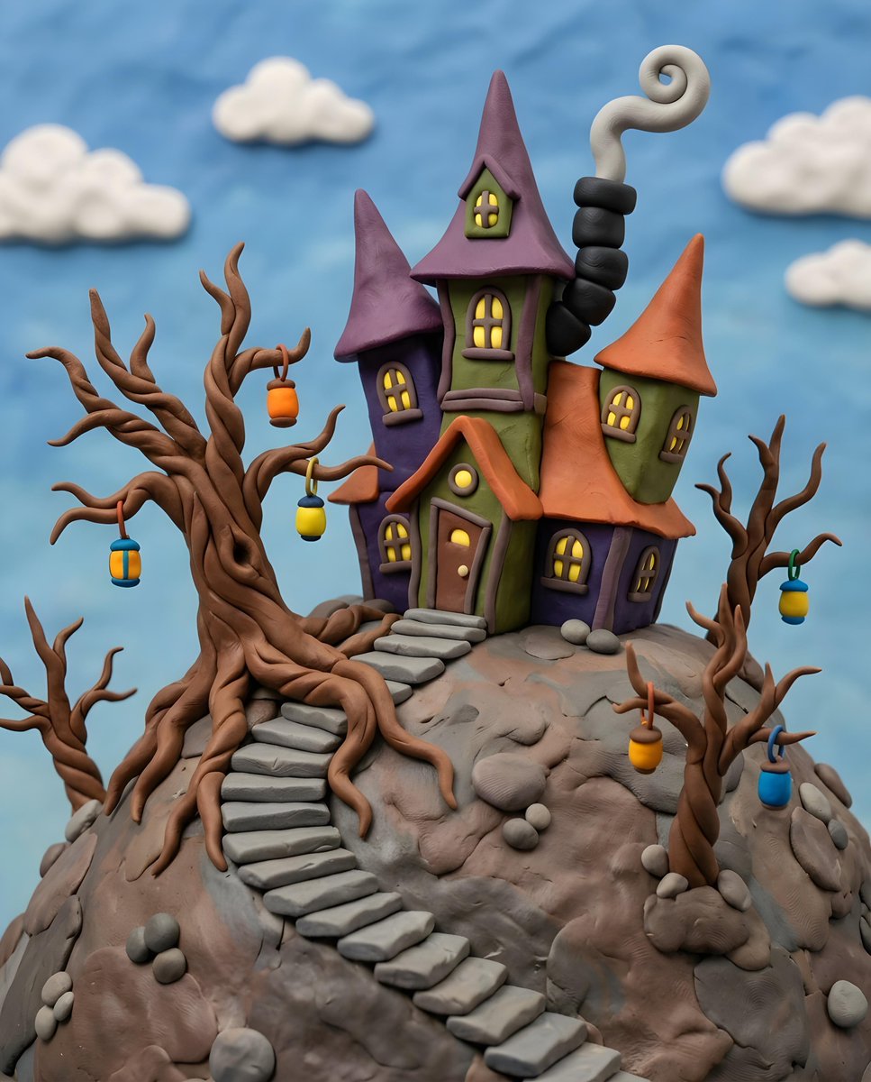 Gothic Whimsical Haunted House 1