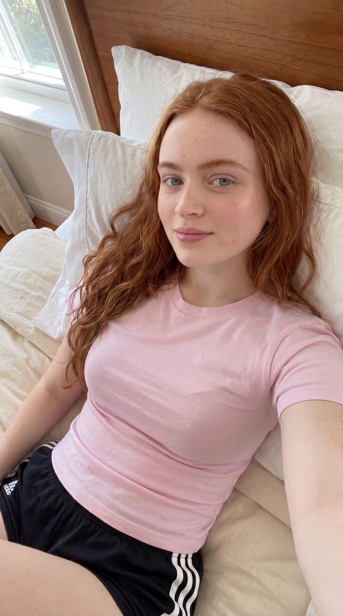 Casual Bedroom Selfie Portrait 1