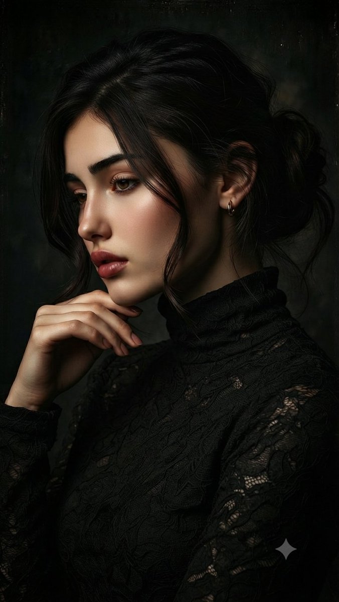 Dramatic Chiaroscuro Studio Portrait 2