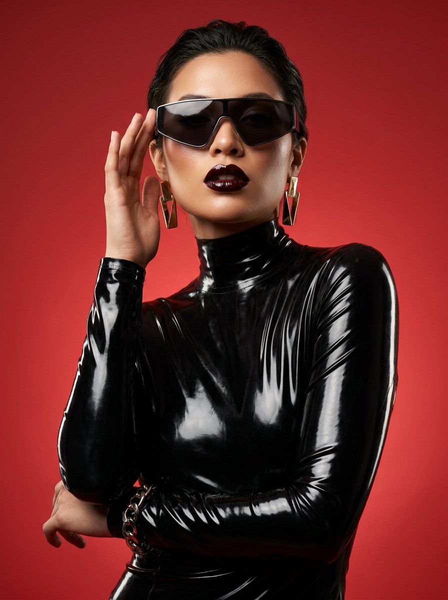 Futuristic Latex Fashion Editorial 1