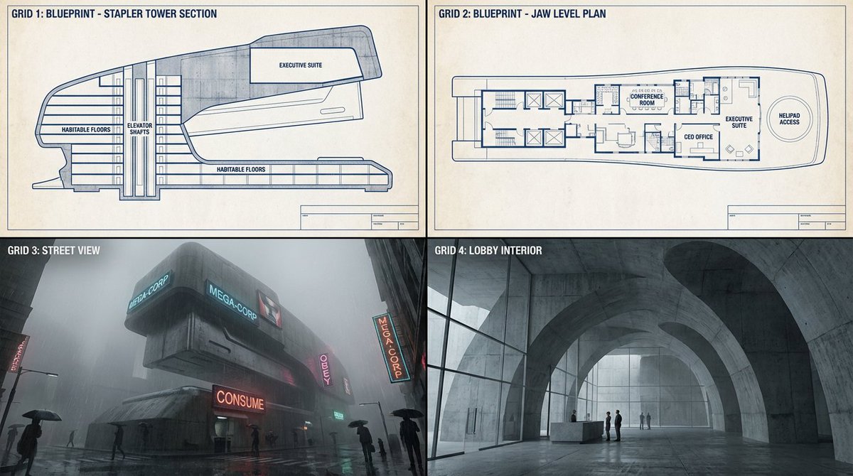 Object-to-Dystopian Building Transformation 1
