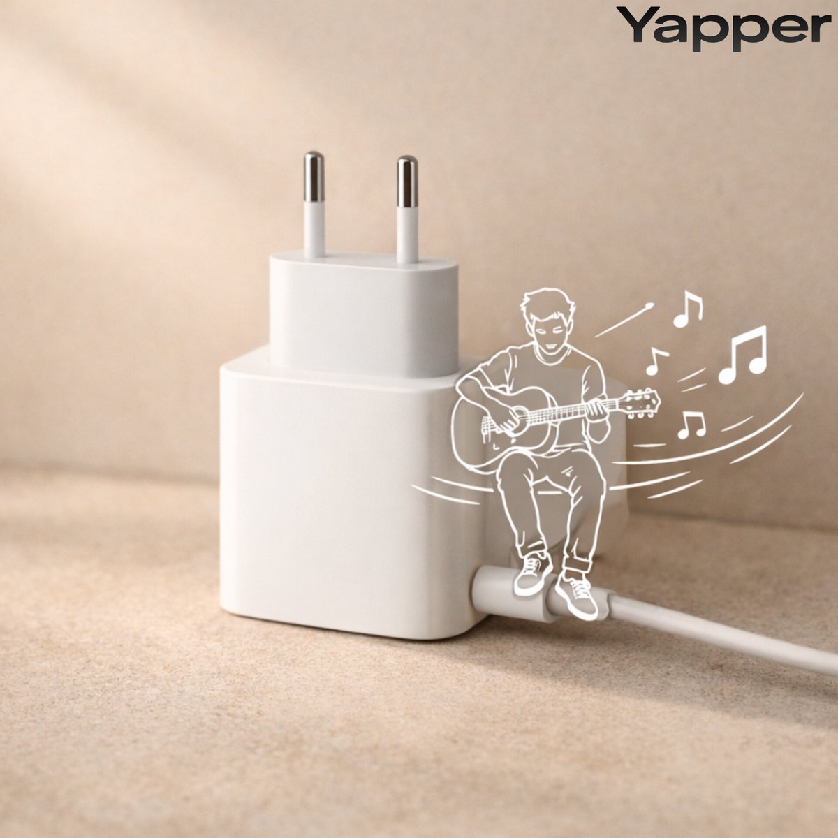 Minimalist Earbuds Product Photography with Line Art 2
