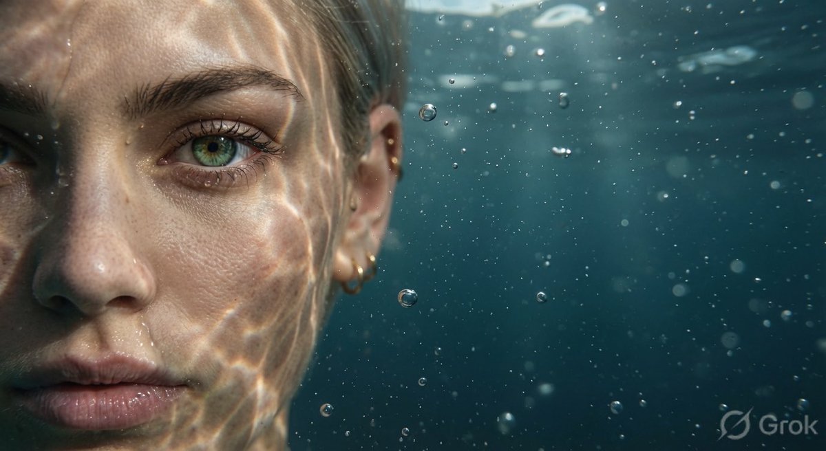 Underwater Face Portrait 2