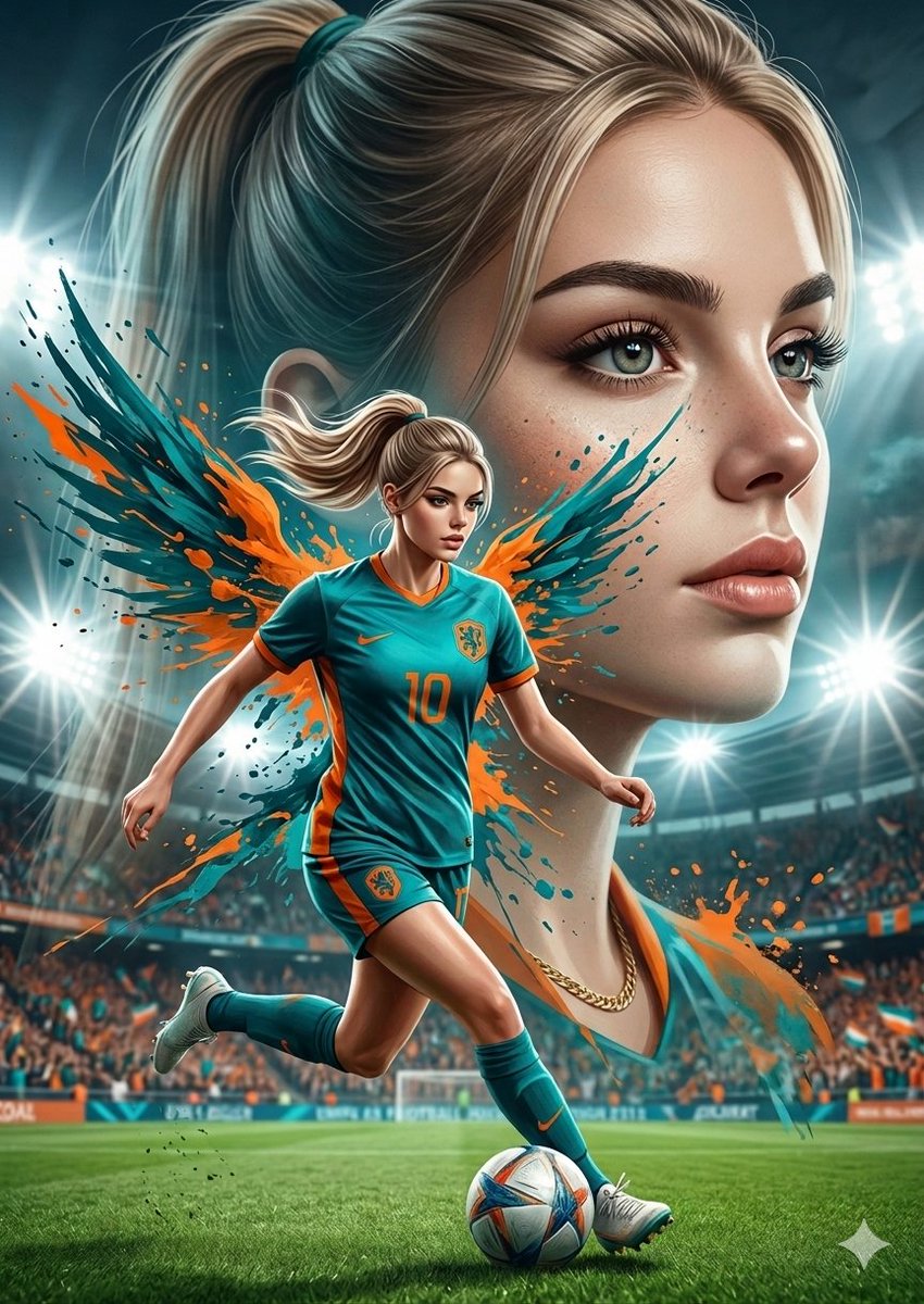 Double Exposure Football Poster 1