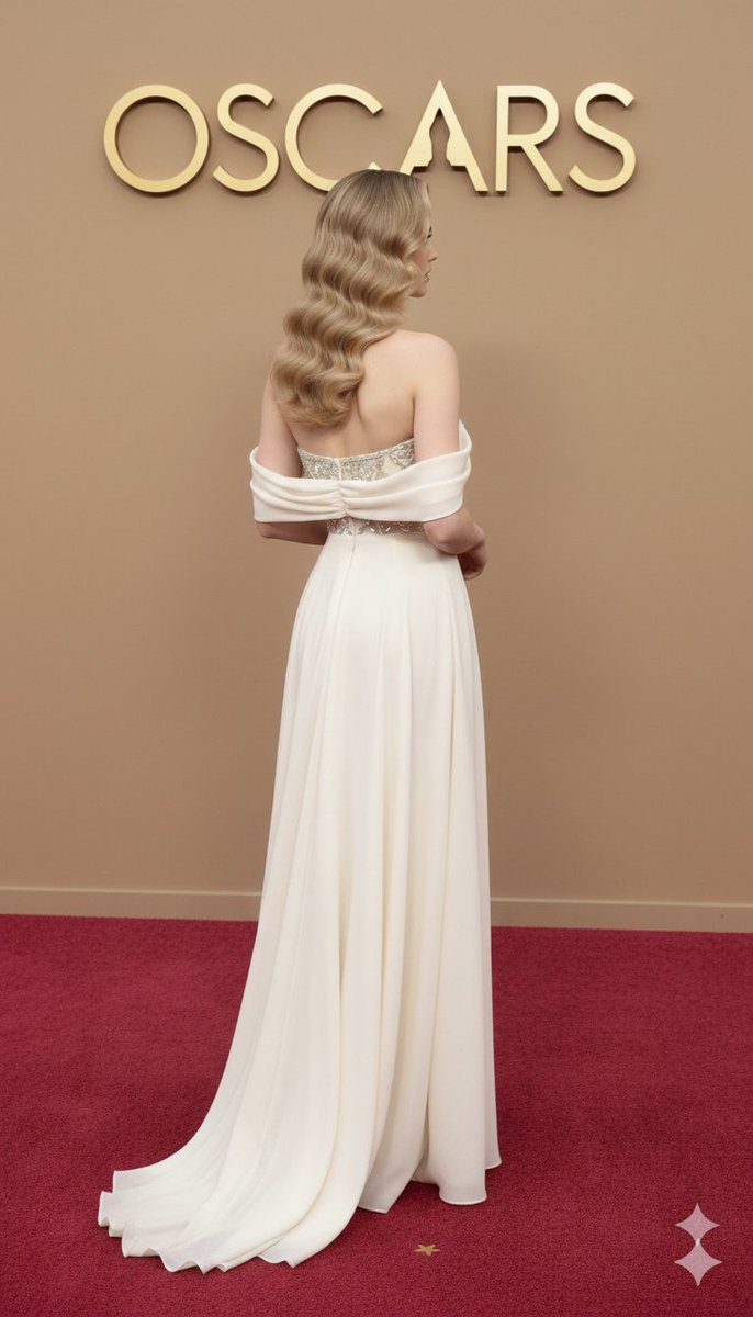 Sydney Sweeney Back View in Embellished Gown 2