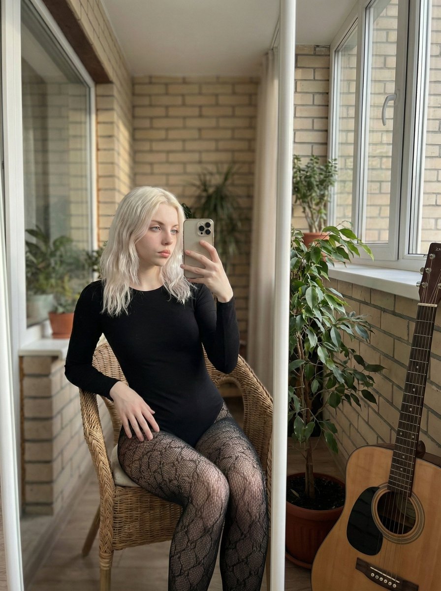Hyper-Realistic Mirror Selfie Prompt 2