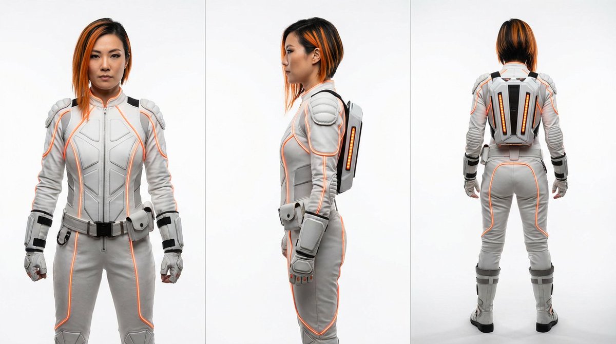 Sci-Fi Punk Japanese Woman View 1