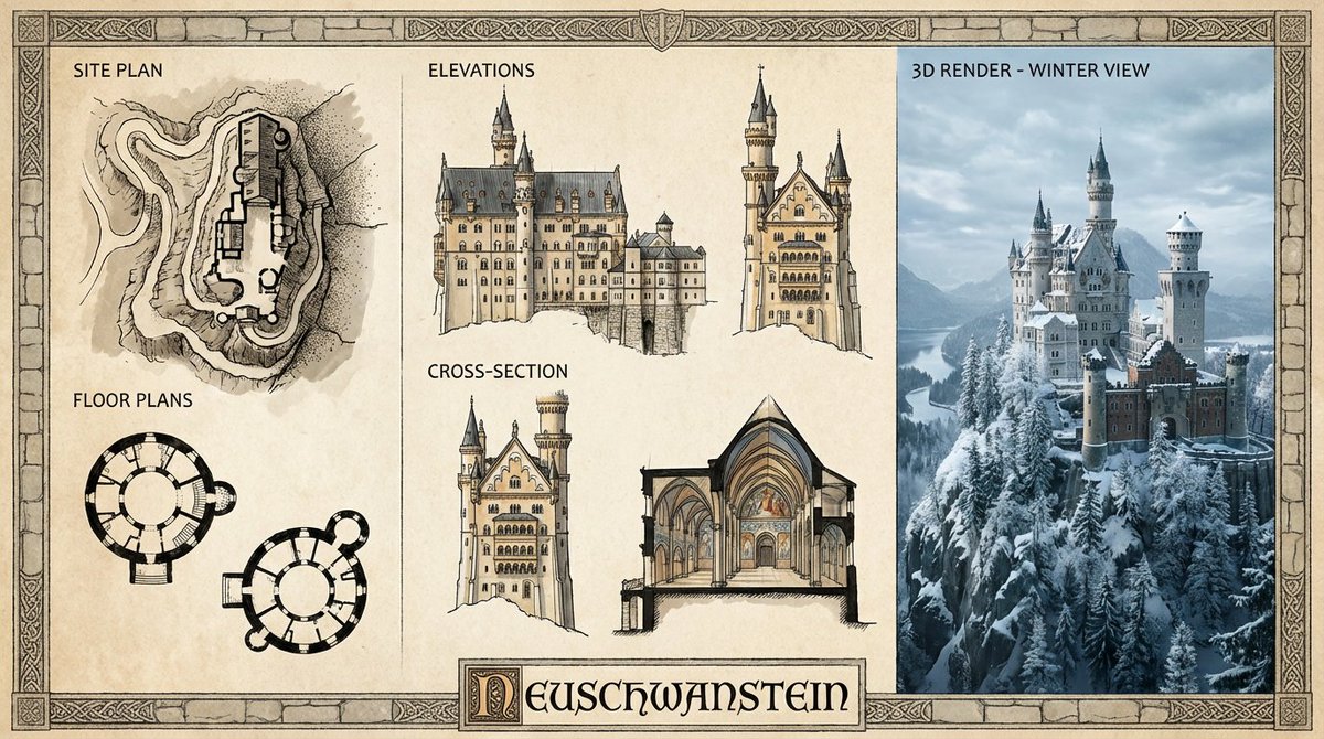 Architectural Illustrator Presentation Board Template 3