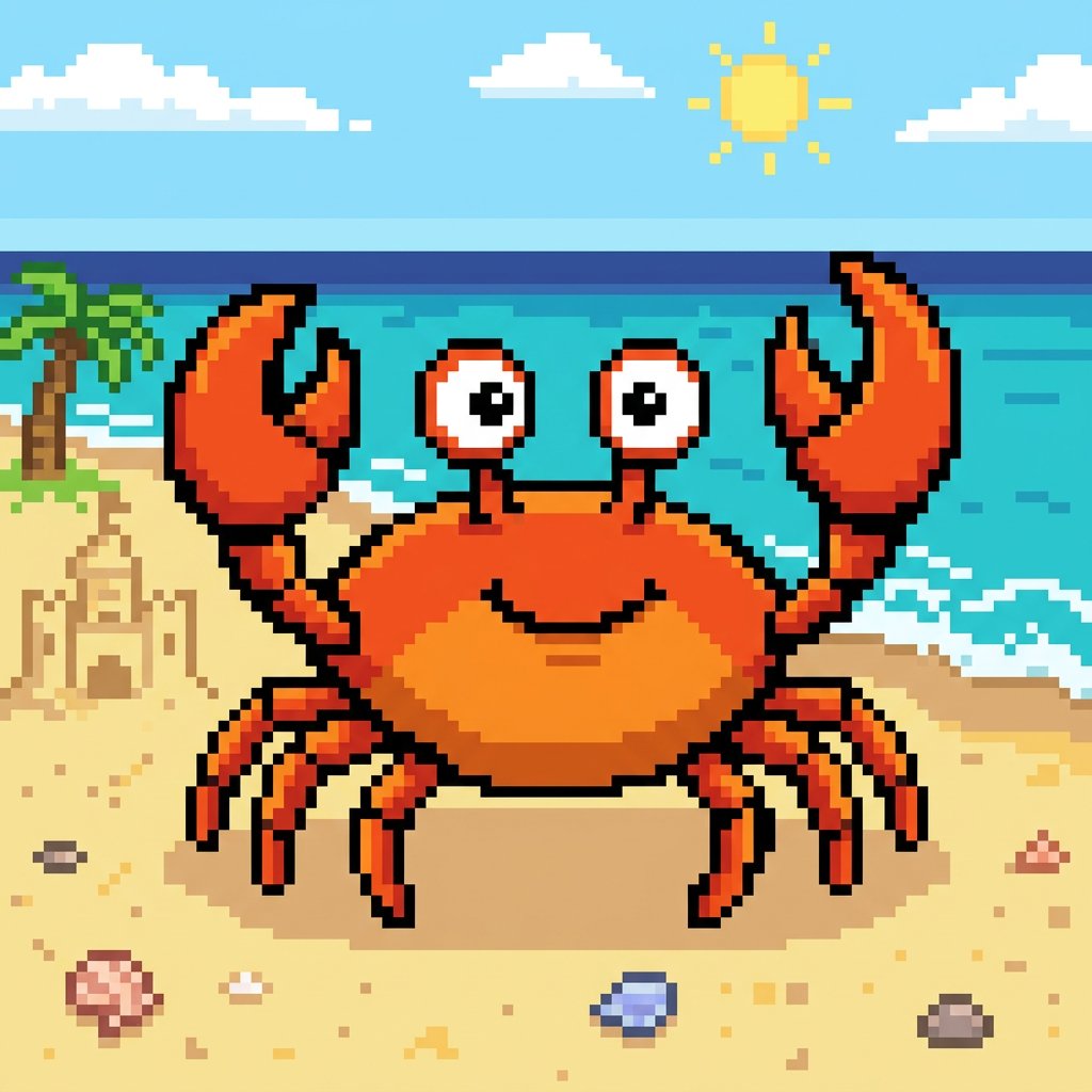 Pixelated Cartoon Animal Image 2