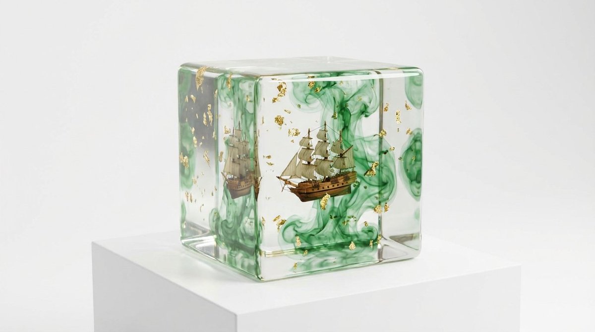 Epoxy Resin Art Cube Generation 4