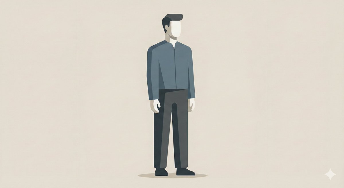 Minimalist Single-Pose Character Illustration Prompt 2