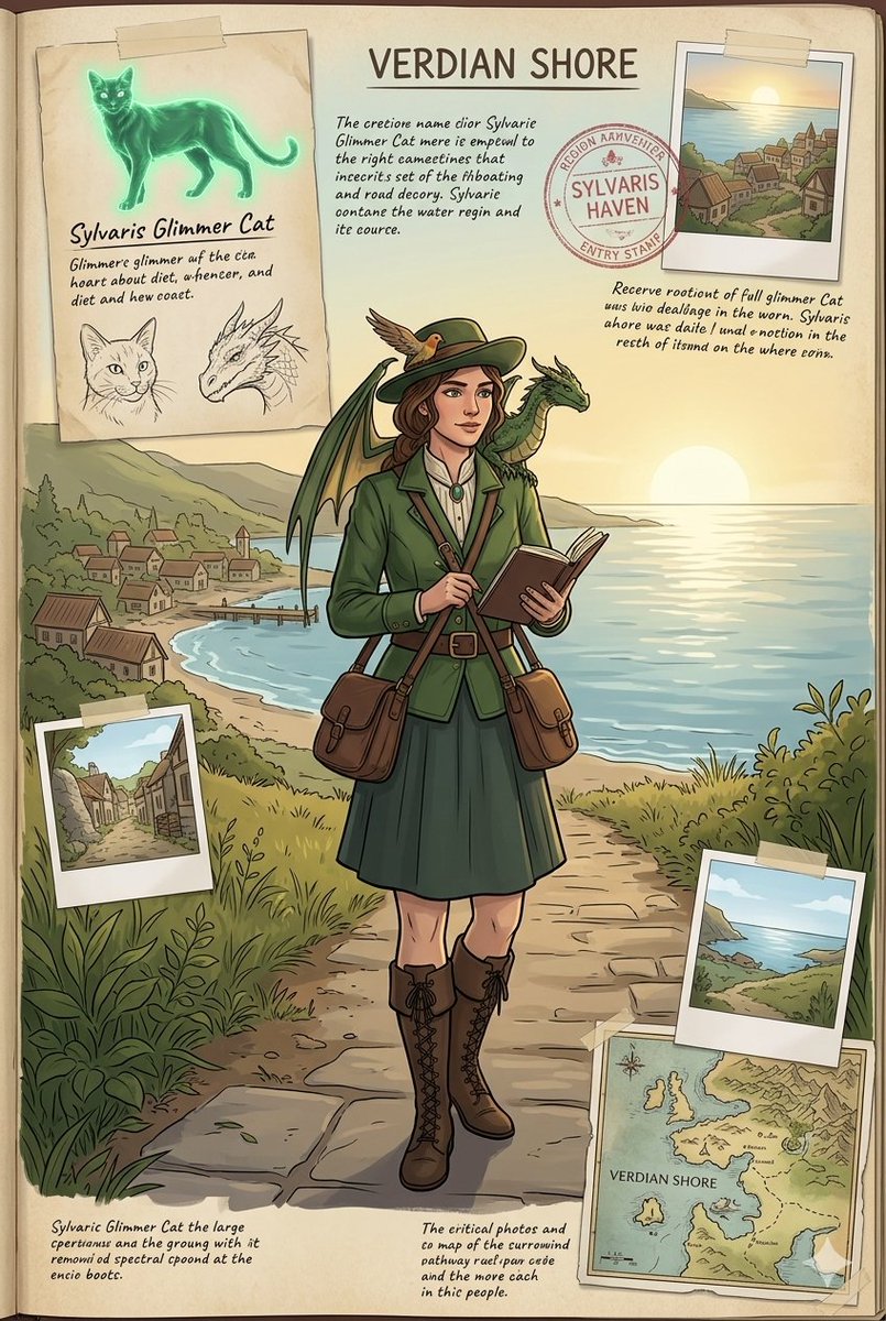 Fantasy Field Journal Illustration 1