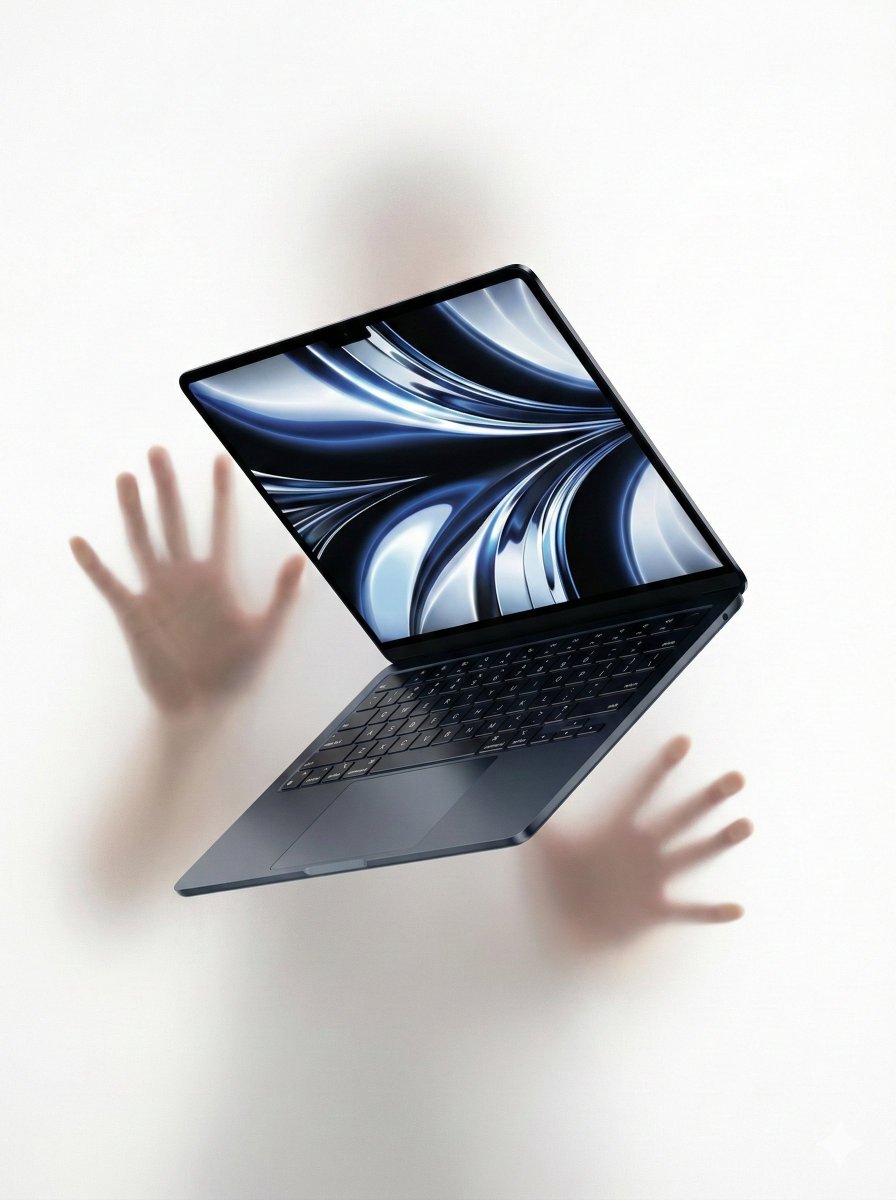 Ethereal Product Visual with Frosted Glass Hands 3