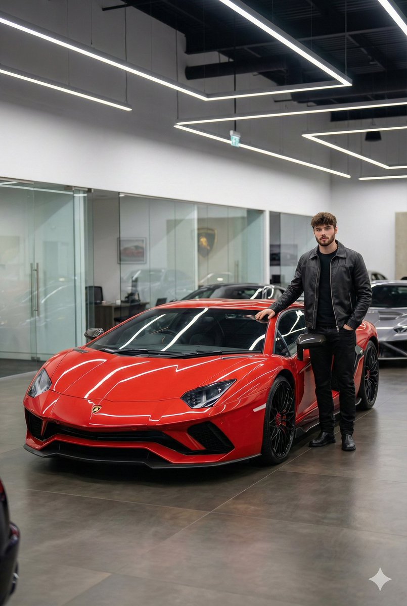 Luxury Car Showroom Portrait 2