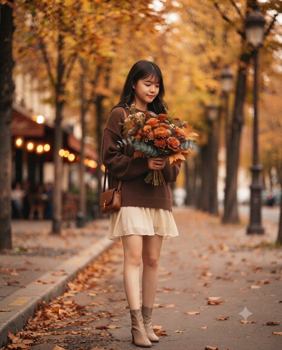 Autumn Flower Walk Portrait 3