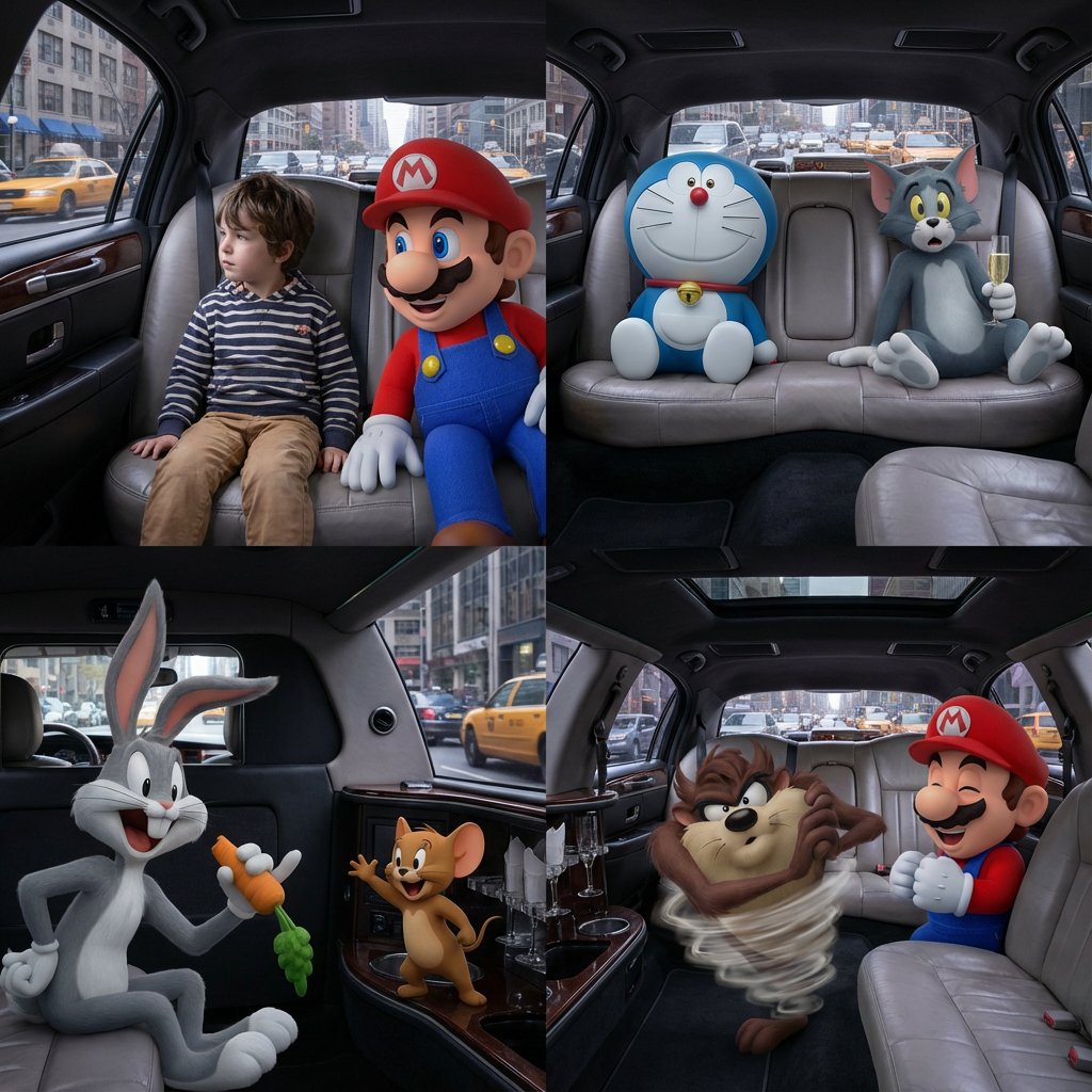 Four-Panel Composition Prompt with Location Context 1