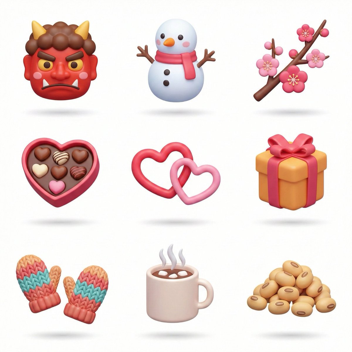 3D Icon Collection Grid Generator 2